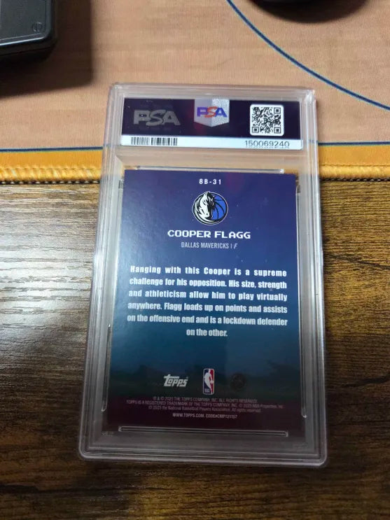 2025 TOPPS 8 Bit Cooper Flagg PSA 8