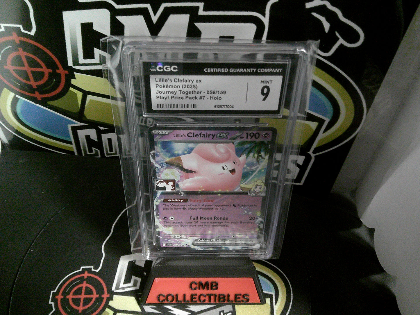 LILLIE'S CLEFAIRY EX POKEMON 2025. CGC 9