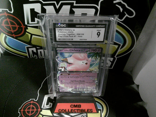 LILLIE'S CLEFAIRY EX POKEMON 2025. CGC 9