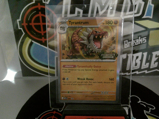Pokemon - Tyrantrum 066 Promo - Perfect Order - NEW.