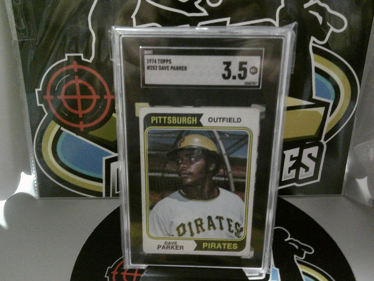 1974 Topps #252 Dave Parker - SGC 3.5 VG+