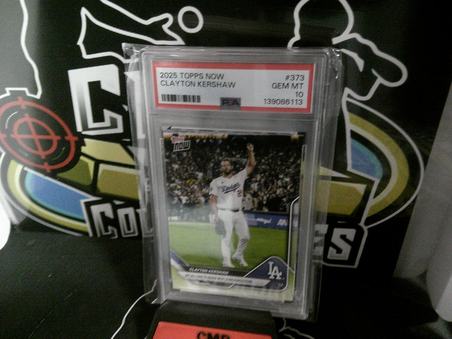 2025 TOPPS NOW CLAYTON KERSHAW. PSA 10.