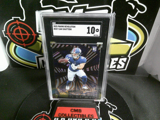 2025 Panini Revolution #207 Cam Skattebo. SGC 10.