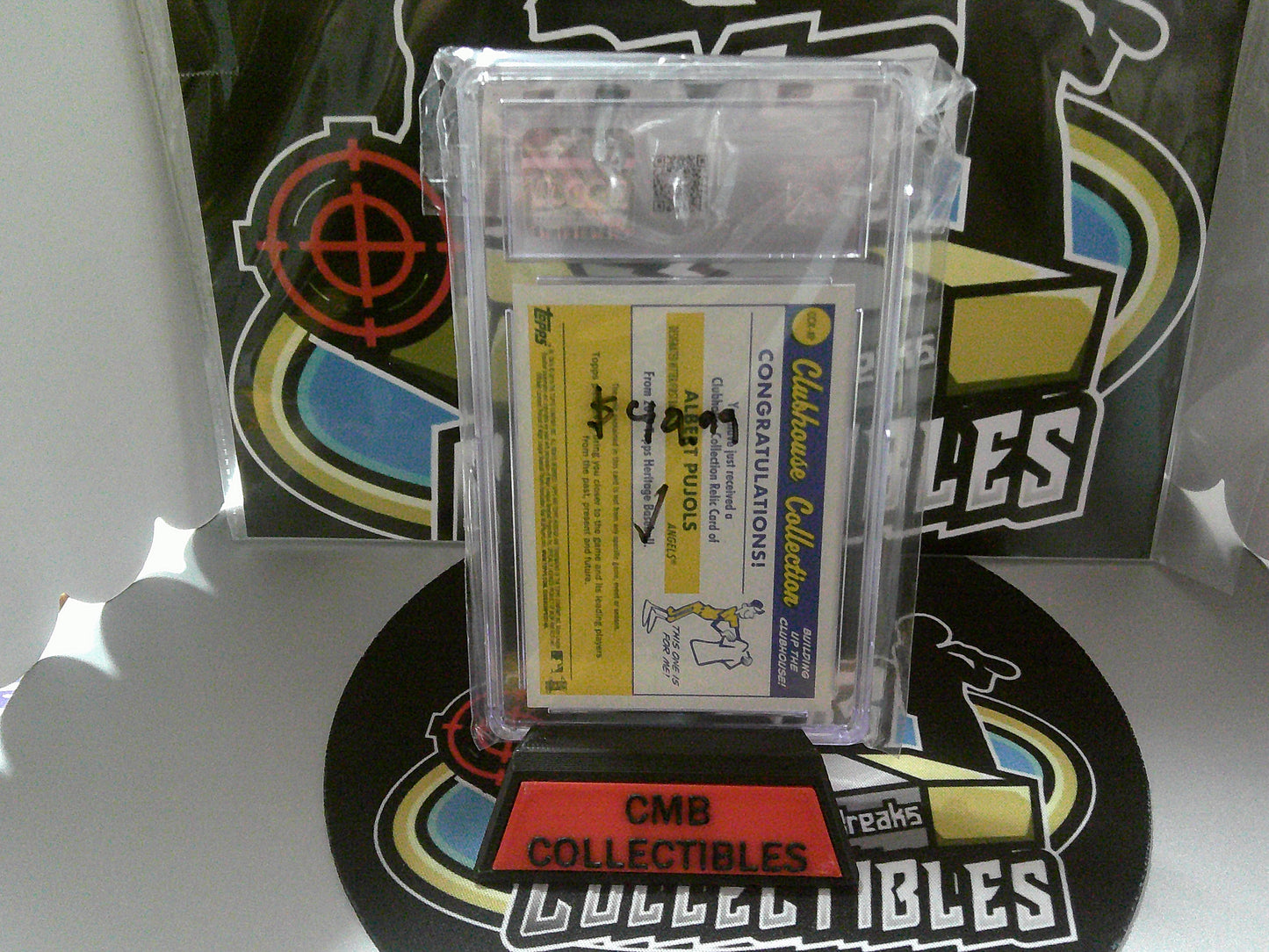 2019  Topps Heritage Clubhouse Collection Relics #CCR-AP Albert Pujols - CGC GM 10