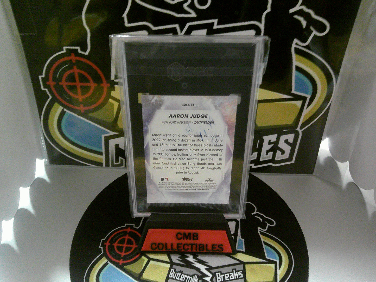 2023 Topps SMLB - Aaron Judge - Stars of MLB. SGC 9.5