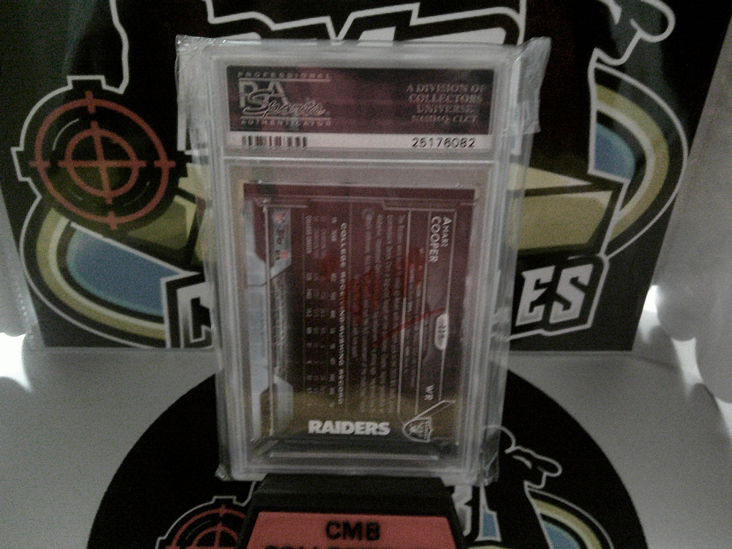 2015 Topps Chrome #115 Amari Cooper Running - Refractor- PSA 10 GEM MT