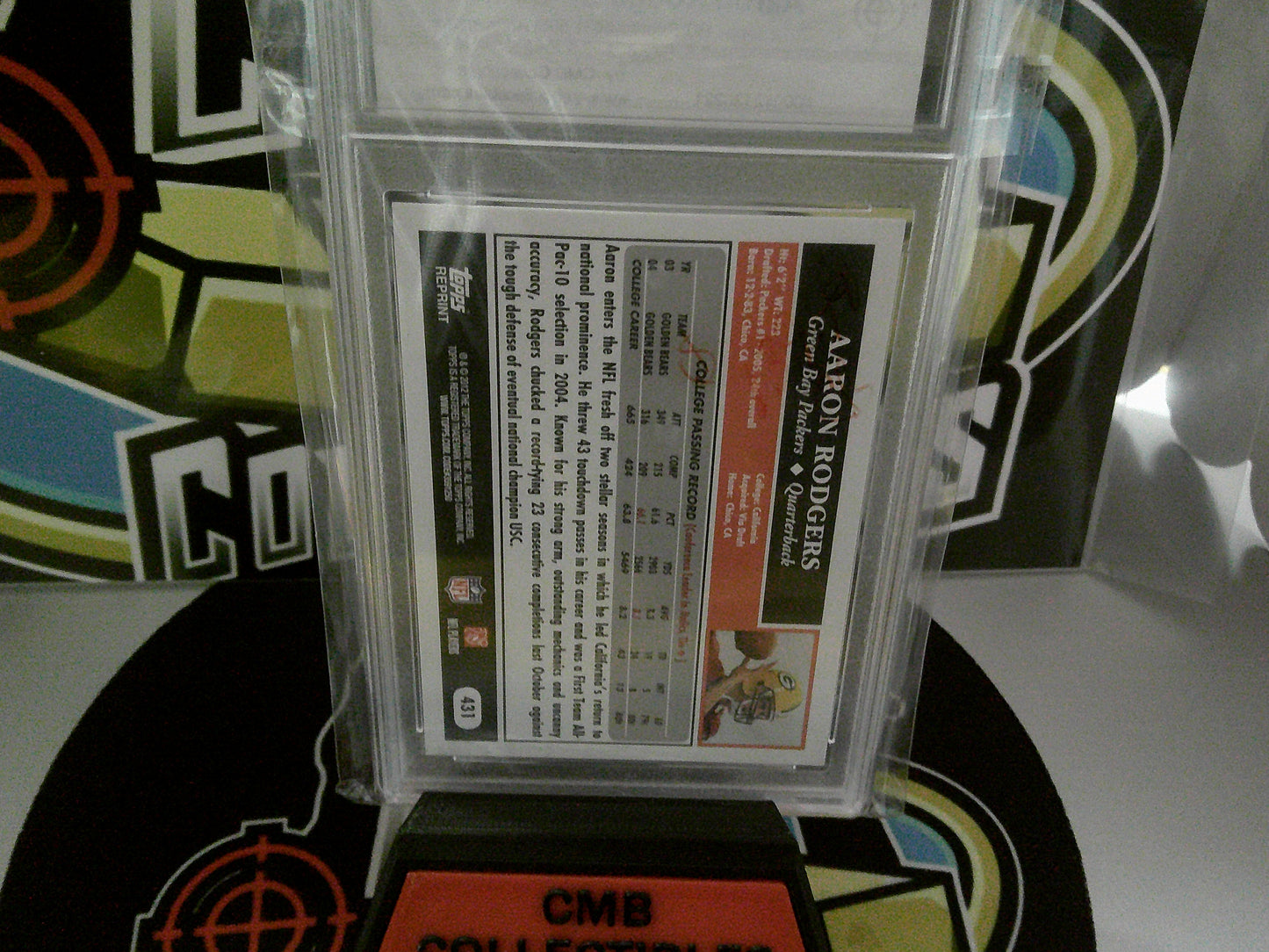 2012 Topps #431 Aaron Rodgers - 50th Anniversary - Graded GEM 10