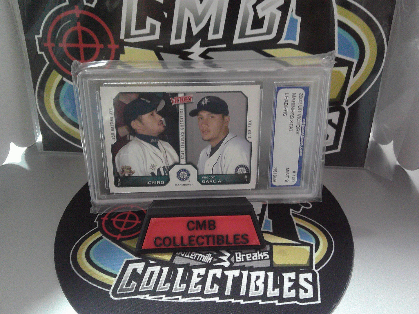 2002 UD Victory Mariners STAT LEADERS # 100 - Grade Mint 9