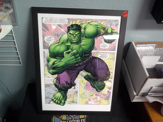 Framed Canvas - Marvel - Hulk - 12x16