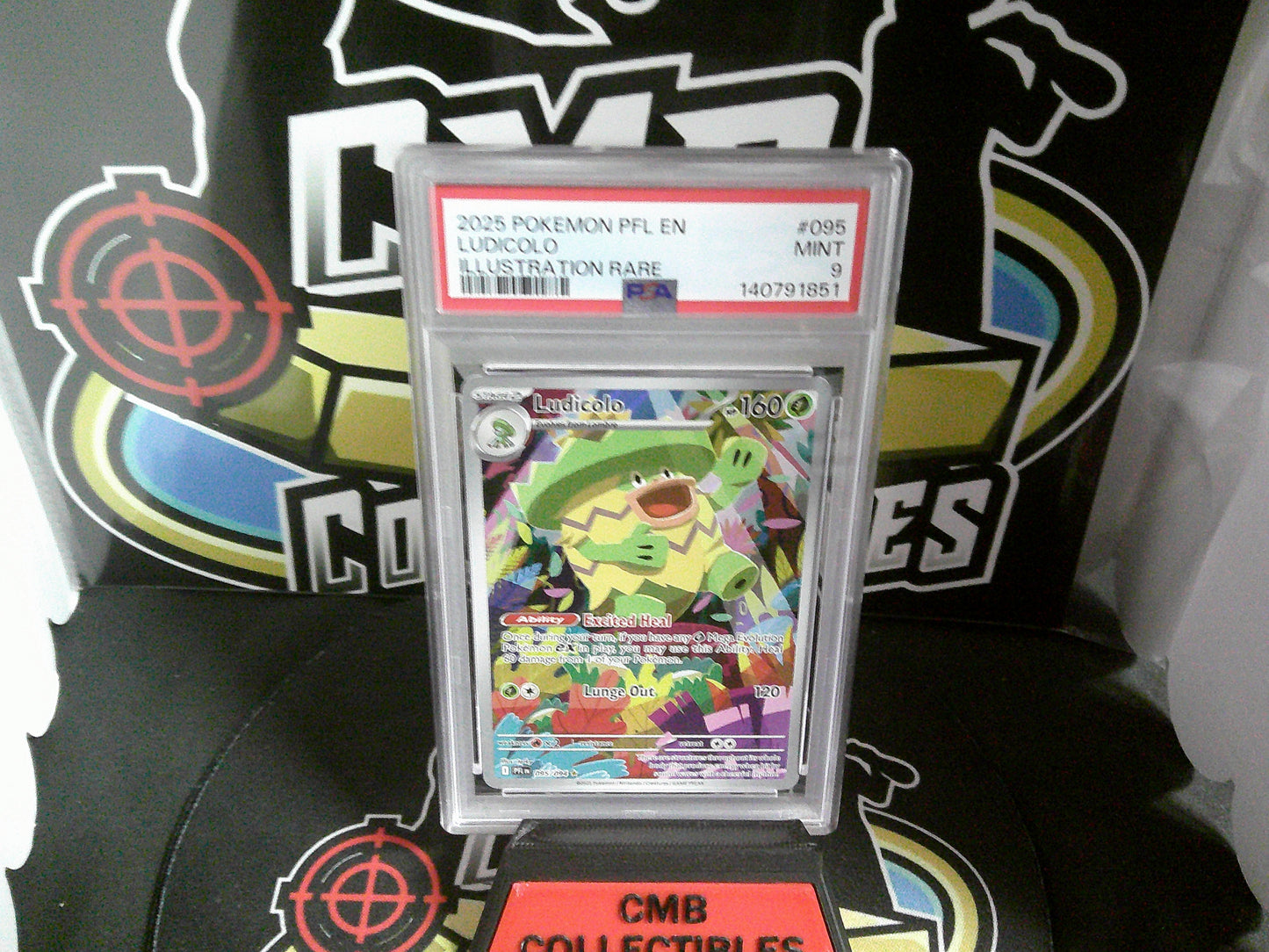 2025 Pokemon PFL EN Ludicolo. PSA 9.