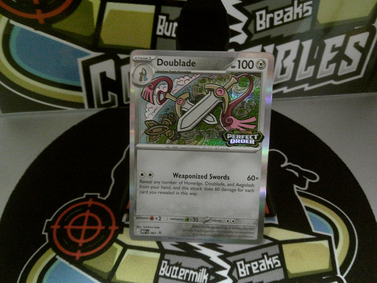 Pokemon - Doublade 067 Promo - Perfect Order - NEW.