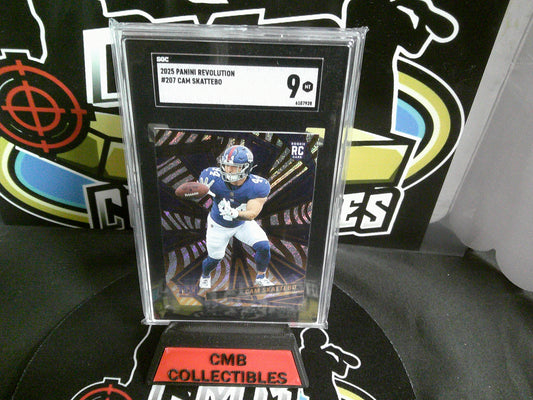 2025 Panini Revolution #207 Cam Skattebo. SGC 9.
