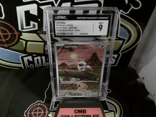2025 Pokemon - Larvesta - CGC 9.