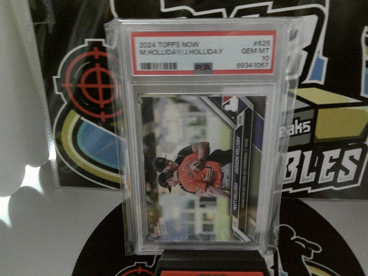 2024 Topps Now M.Holliday/ J. Holliday #625 - GEM MT 10