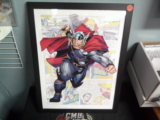 Framed Canvas - Marvel - Thor - 12x16