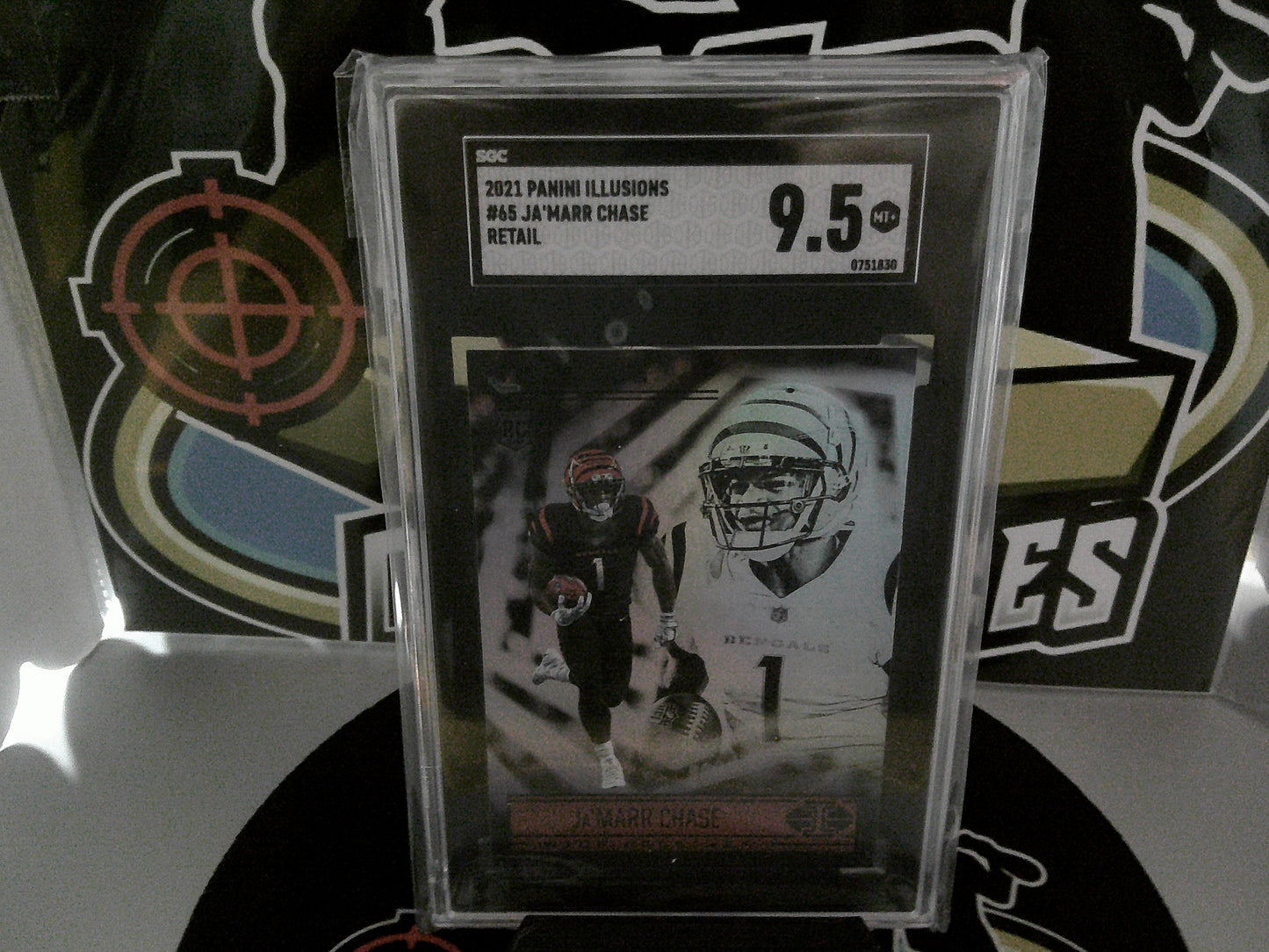 2021 Panini Illusions #65 Ja'Marr Chase - SGC 9.5 MT+