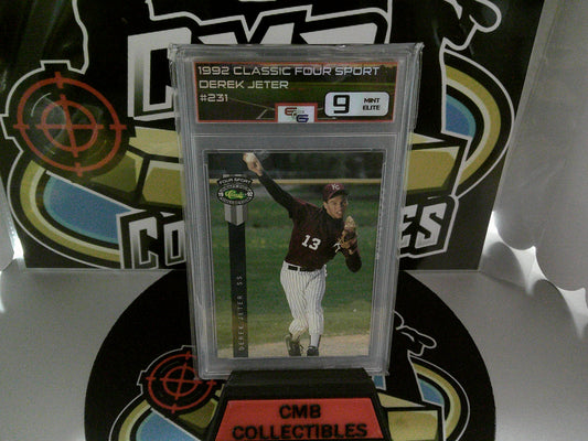 1992 Classic Four Sport Derek Jeter #231 - ECG 9 Mint Elite