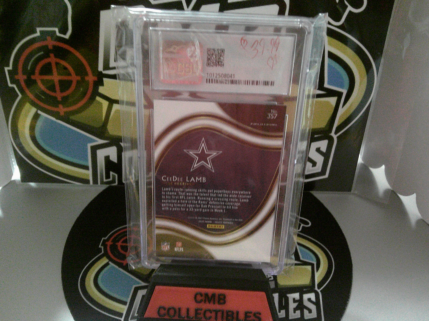 2020 Panini Select #357 CeeDee Lamb - CSG 9 Mint