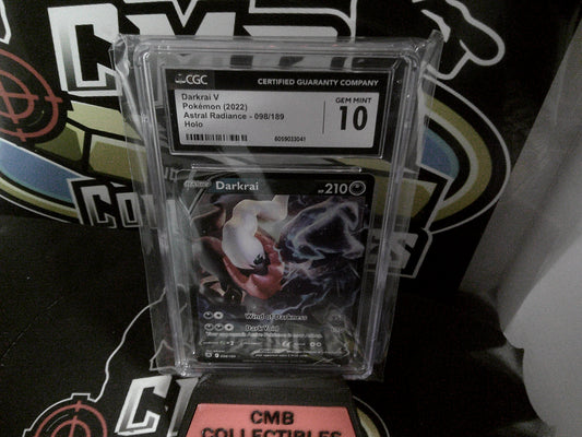 DARKRAI V POKEMON 2022. CGC 10