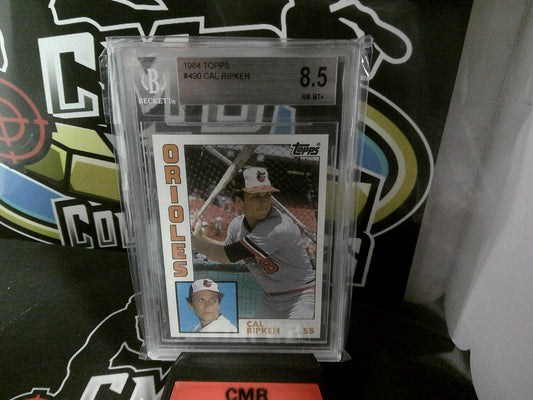 1984 TOPPS #490 CAL RIPKEN. BECKETT 8.5