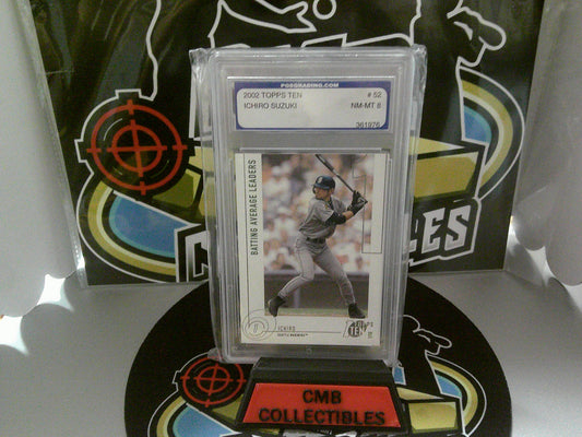 2002 Topps TEN #52 Ichiro Suzuki - Grade NM-MT 8