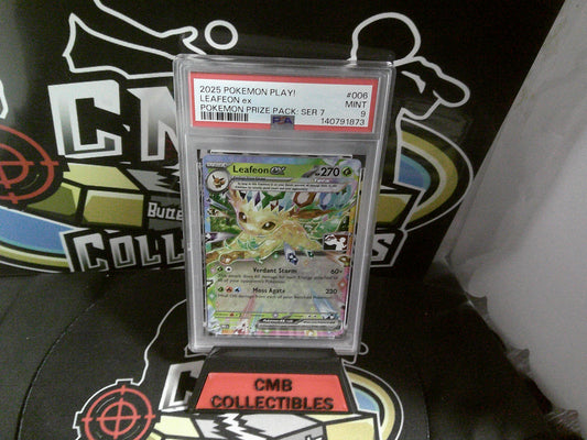 2025 Pokemon Play! - Leafeon EX - PSA 9.