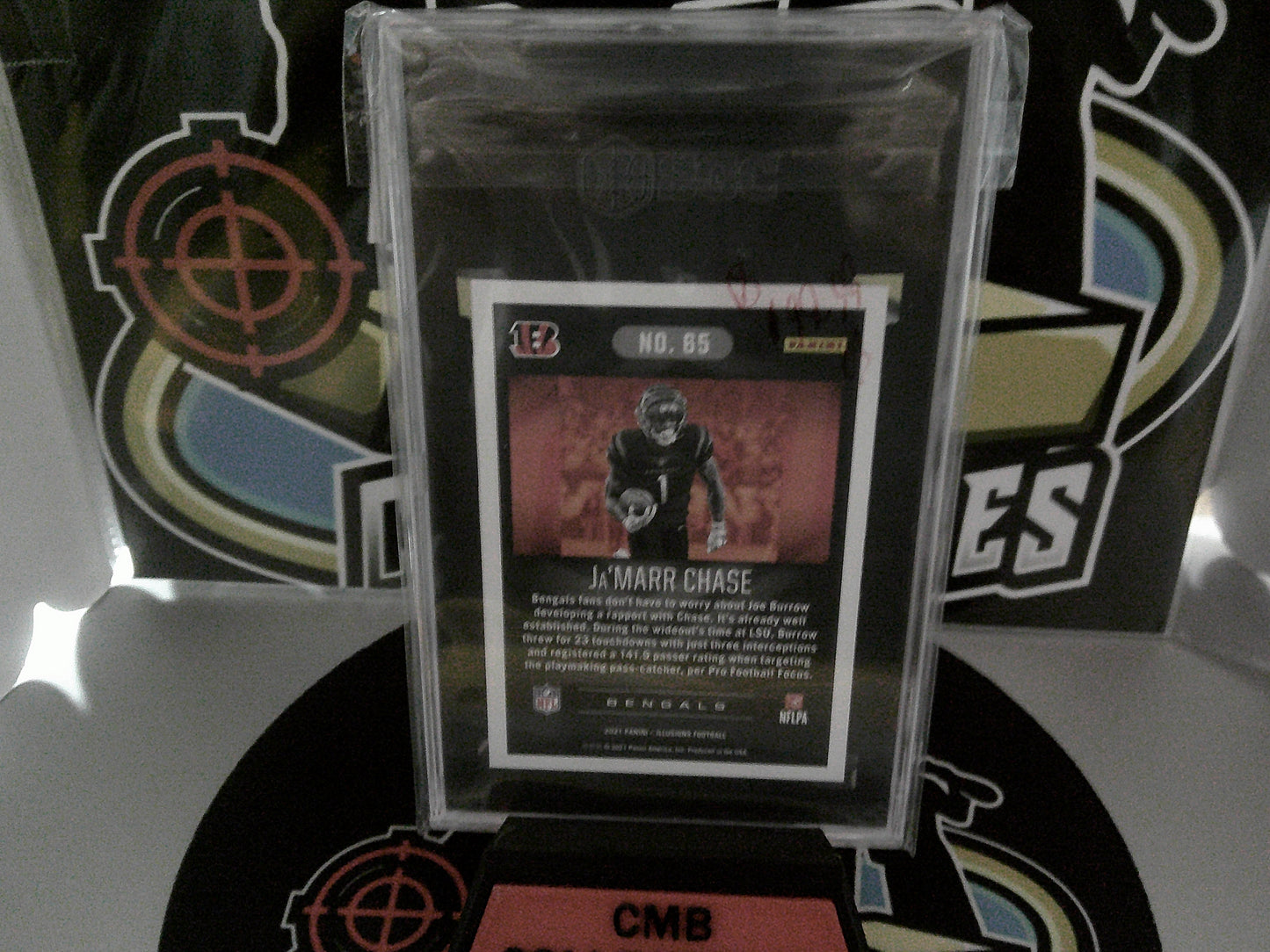 2021 Panini Illusions #65 Ja'Marr Chase - SGC 9.5 MT+
