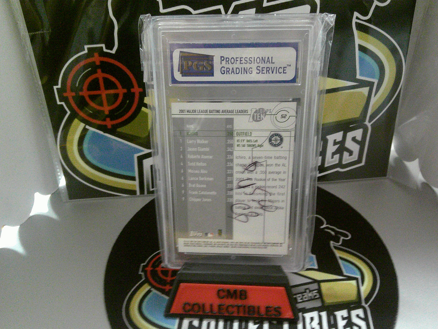 2002 Topps TEN #52 Ichiro Suzuki - Grade NM-MT 8