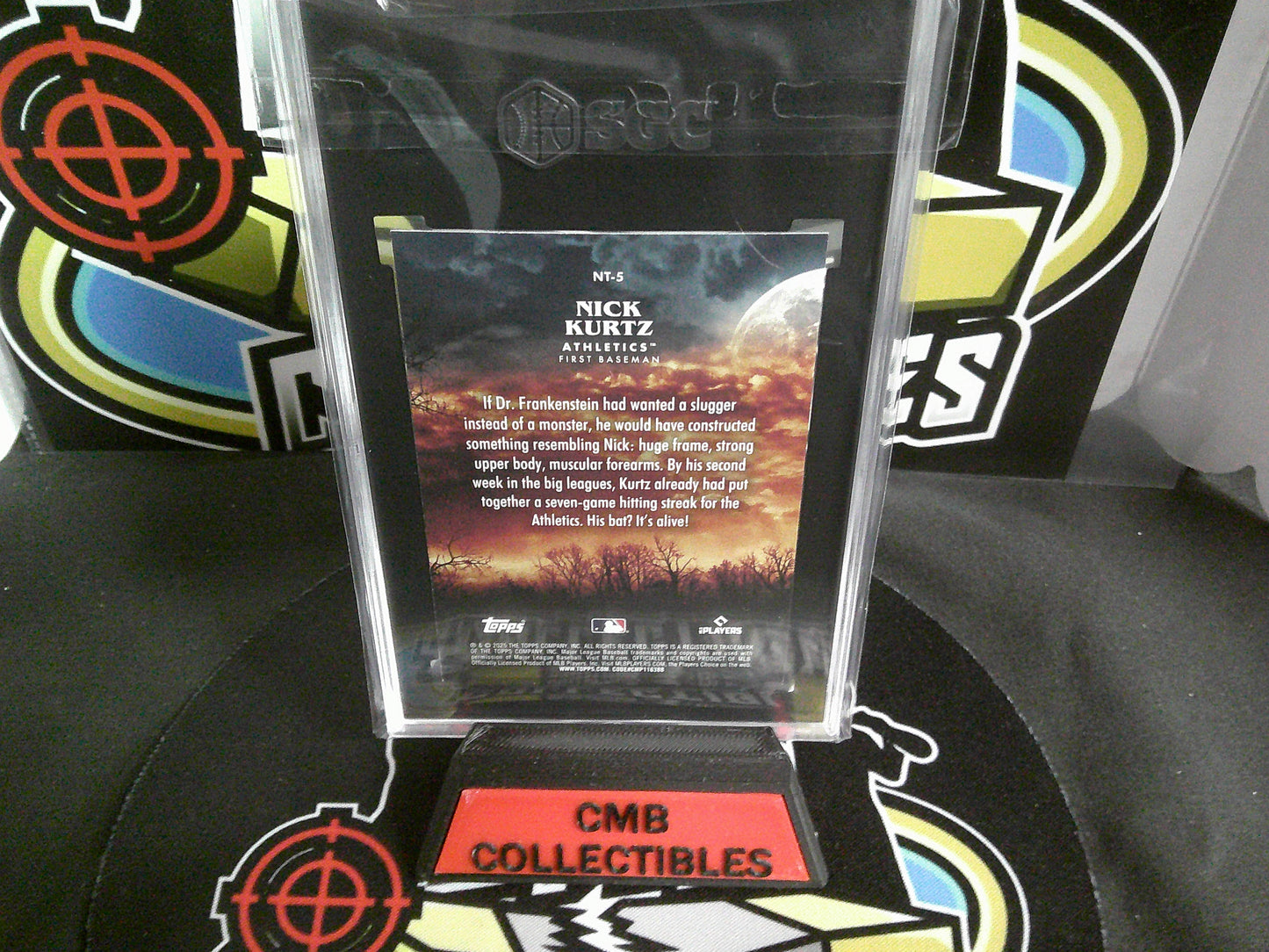 2025 Topps Update NT-5 Nick Kurtz Night Terrors. SGC 10.