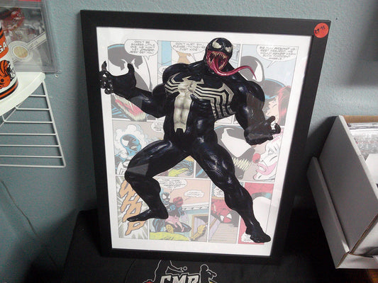 Framed Canvas - Marvel - Venom - 12x16