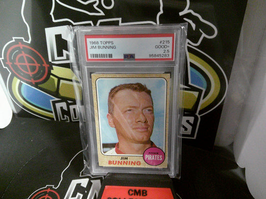 1968 TOPPS JIM BUNNING. PSA 2.5
