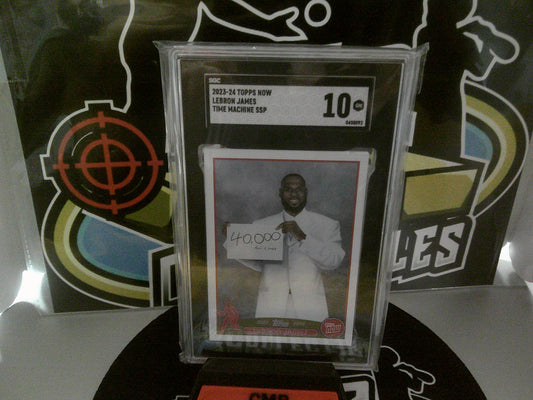 2023-24 Topps Now LEBRON JAMES Time Mahcine SSP - SGC 10 GM