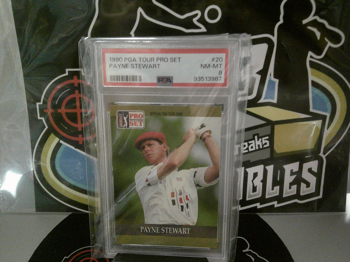 1990 PGA TOUR PRO SET #20 Payne Stewart - PSA 8 NM-MT