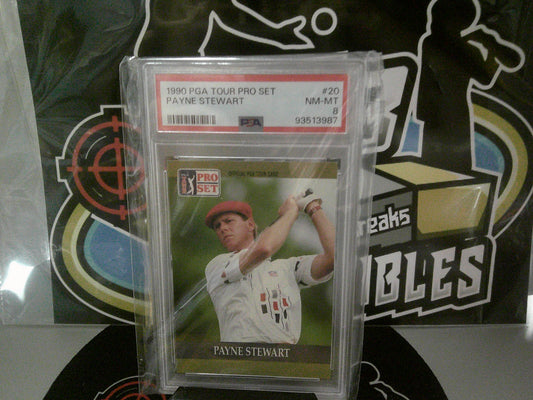 1990 PGA TOUR PRO SET #20 Payne Stewart - PSA 8 NM-MT