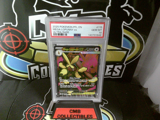 2025 Pokemon PFL EN - Mega Lopunny EX - PSA 10.