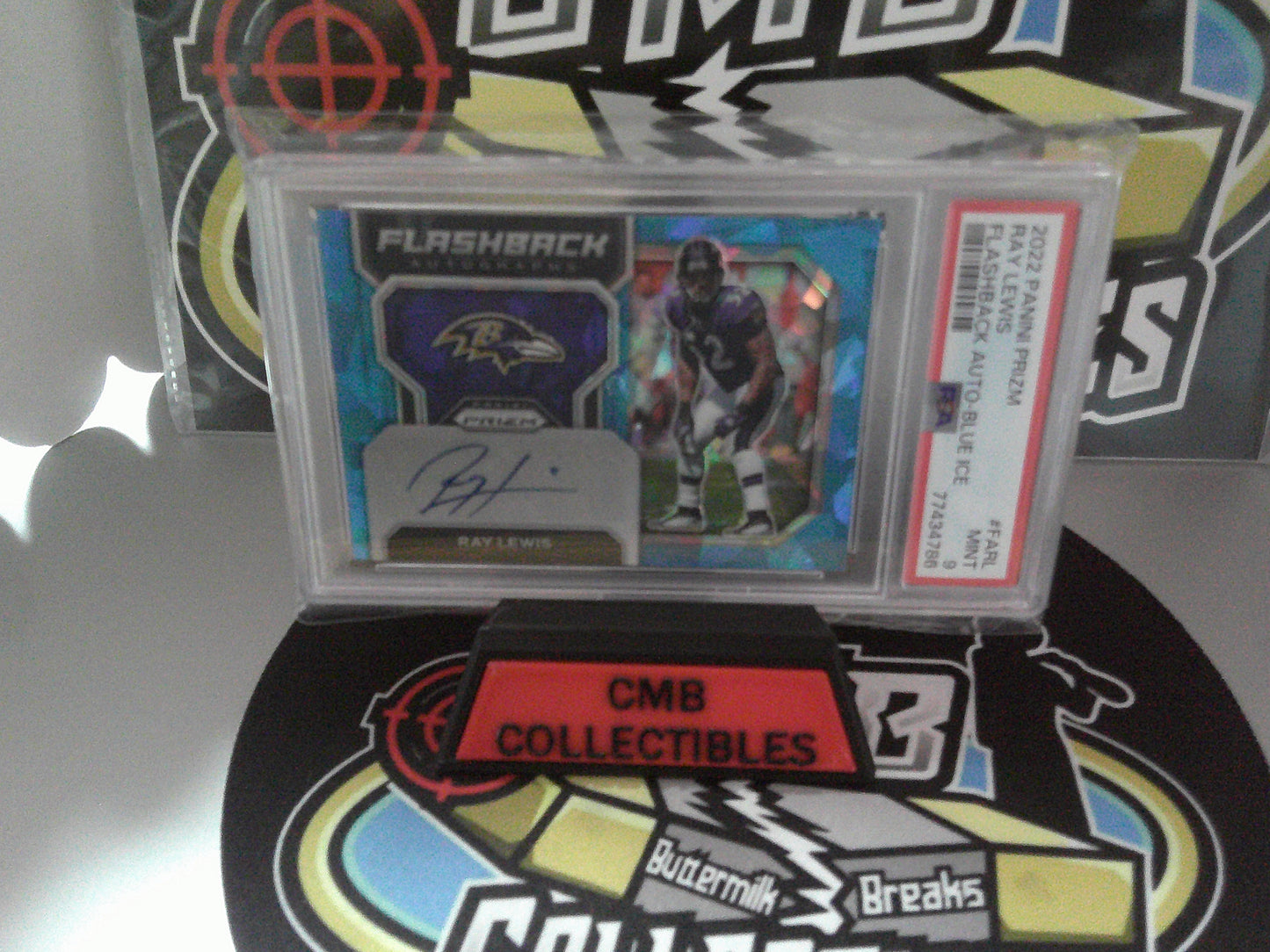 2022 Panini Prizm #FARL Ray Lewis - PSA 9 MINT