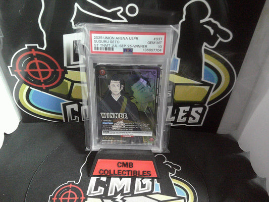 2025 UNION ARENA UEPR SUGURU GETO ST TMNT JUL-SEP '25-WINNER. PSA 10