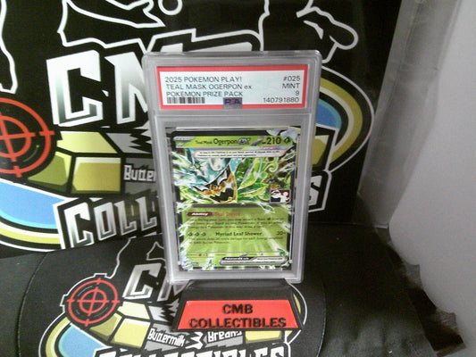 2025 Pokemon Play! - Teal Mask Ogerpon EX - PSA 9.