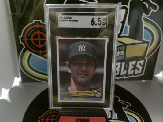 1984 Donruss #248 Don Mattingly - SGC 6.5 EX/NM+