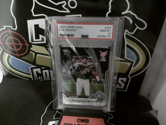 2025 TOPPS NOW CAL RALEIGH. PSA 10.