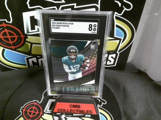 2025 Panini Revolution #20 Travis Hunter Futures. SGC 8.
