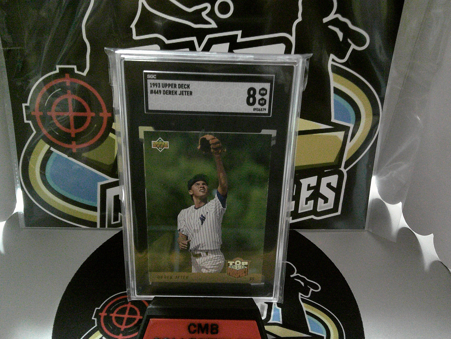 1993 Upper Deck #449 Derek Jeter - SGC 8 NM/MT