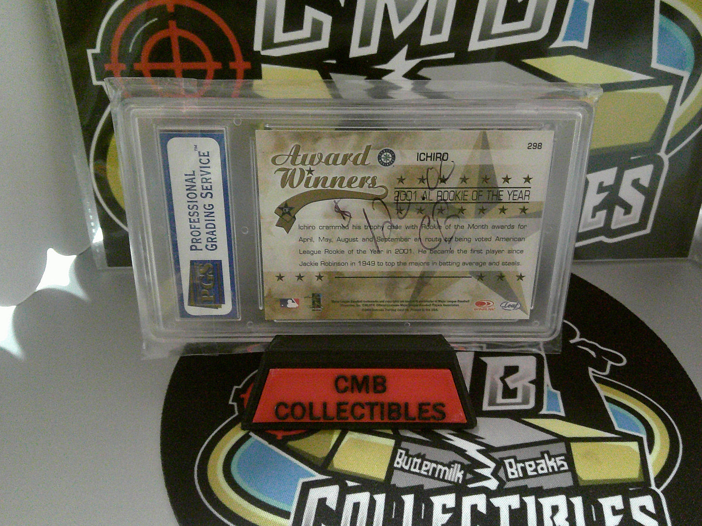 2002 LEAF R & S #298 Ichiro Suzuki - Grade GEM-MT 10