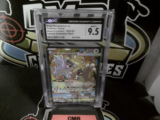 MEGA KANGASKHAN EX POKEMON 2025 SPECIAL ILLUSTRATION RARE. CGC 9.5