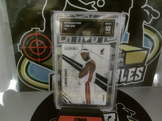 2010 Rookies & Stars #40 LEBRON JAMES - GMA 10 GM MT