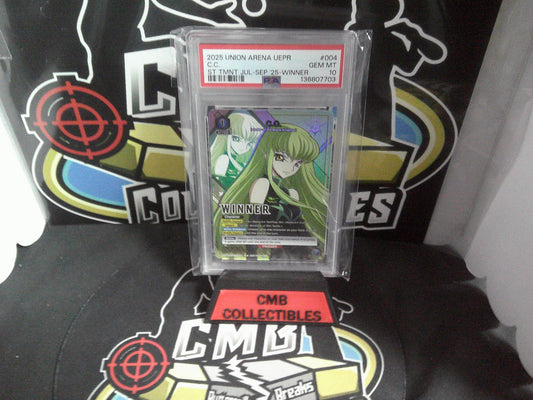 2025 UNION ARENA UEPR C.C. ST TMNT JUL-SEP '25-WINNER. PSA 10.