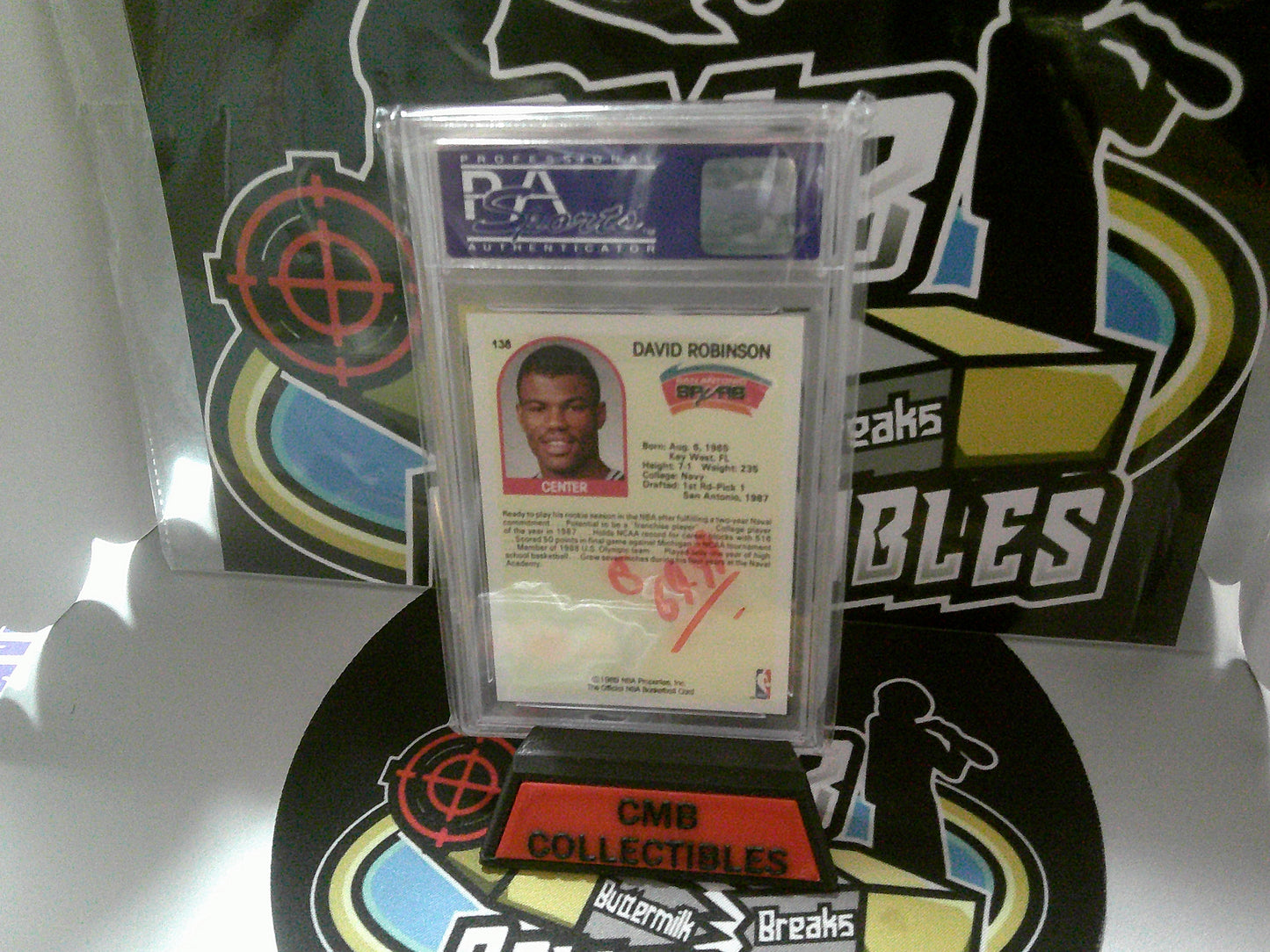1989 Hoops #138 David Robinson - PSA 9 MT