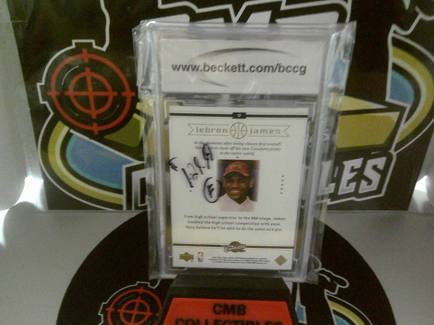 2003 UPPER DECK #9 LEBRON JAMES - BCCG 10 MT