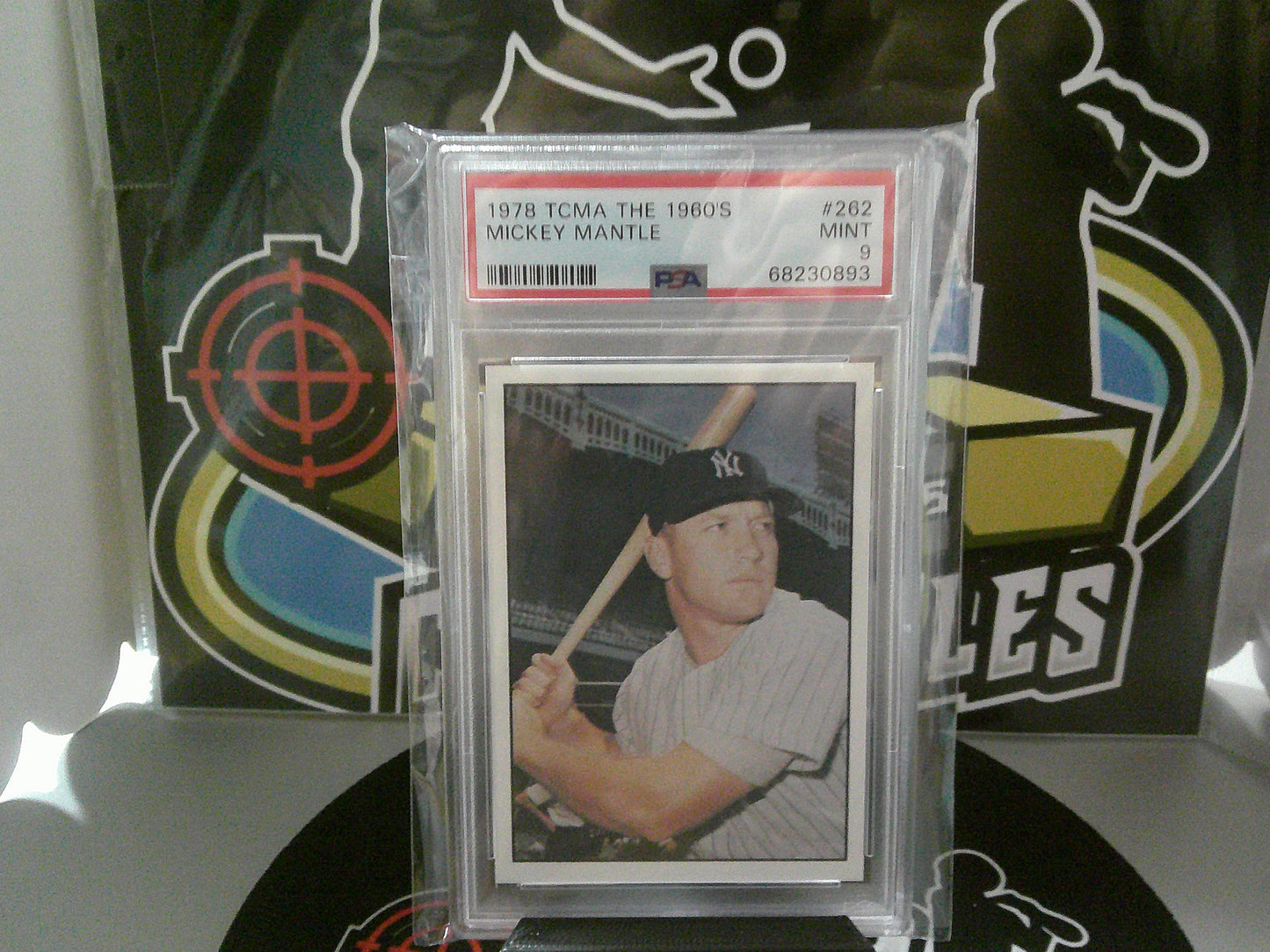 1978 TCMA The 1960's #262 Mickey Mantle - PSA 9 MINT