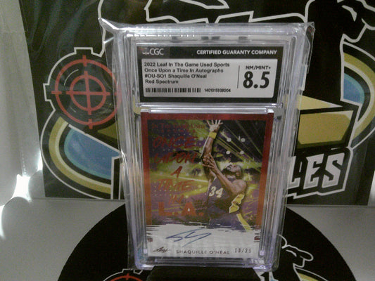 2022 Leaf #OU-SO1 Shaquille O'Neal - CGC 8.5 NM/MINT+